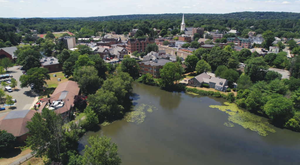 Aerial view of Winchester